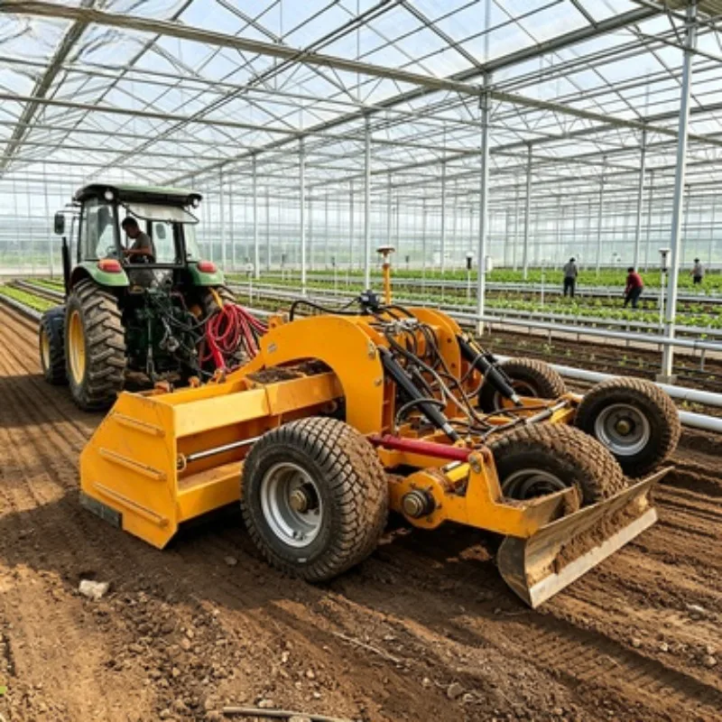 Farm Laser Land Leveler Tractor Tow Behind Soil Grader Machine High Accuracy Field Leveling Equipment for Irrigation