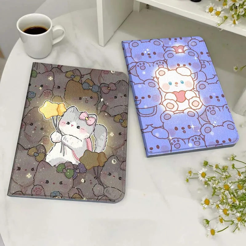 

Cartoon bear pattern Tablet Case For Legion Xiaoxin Pad Y700 K10 M10 P11 K11 Pro Plus 10.6 11.5 Inch 2021 2023 2025