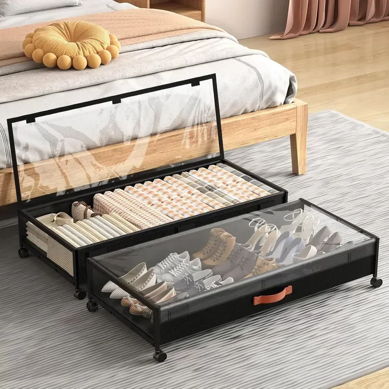 For Clothing Sorting Bedside Storage Box Household Dust-proof Toys Footwear Organizer Bag Bedroom Living Room Space Saving