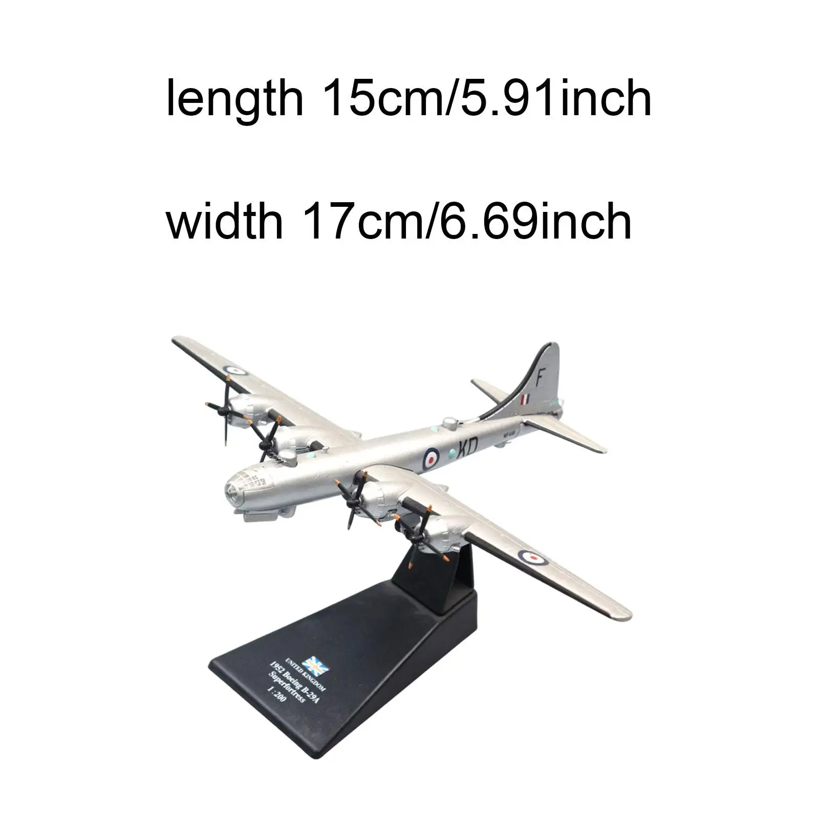 

Миниатюрная модель самолета из литого металла, масштаб 1/200, коллекционная игрушка для авиационных энтузиастов и демонстрационных коллекций