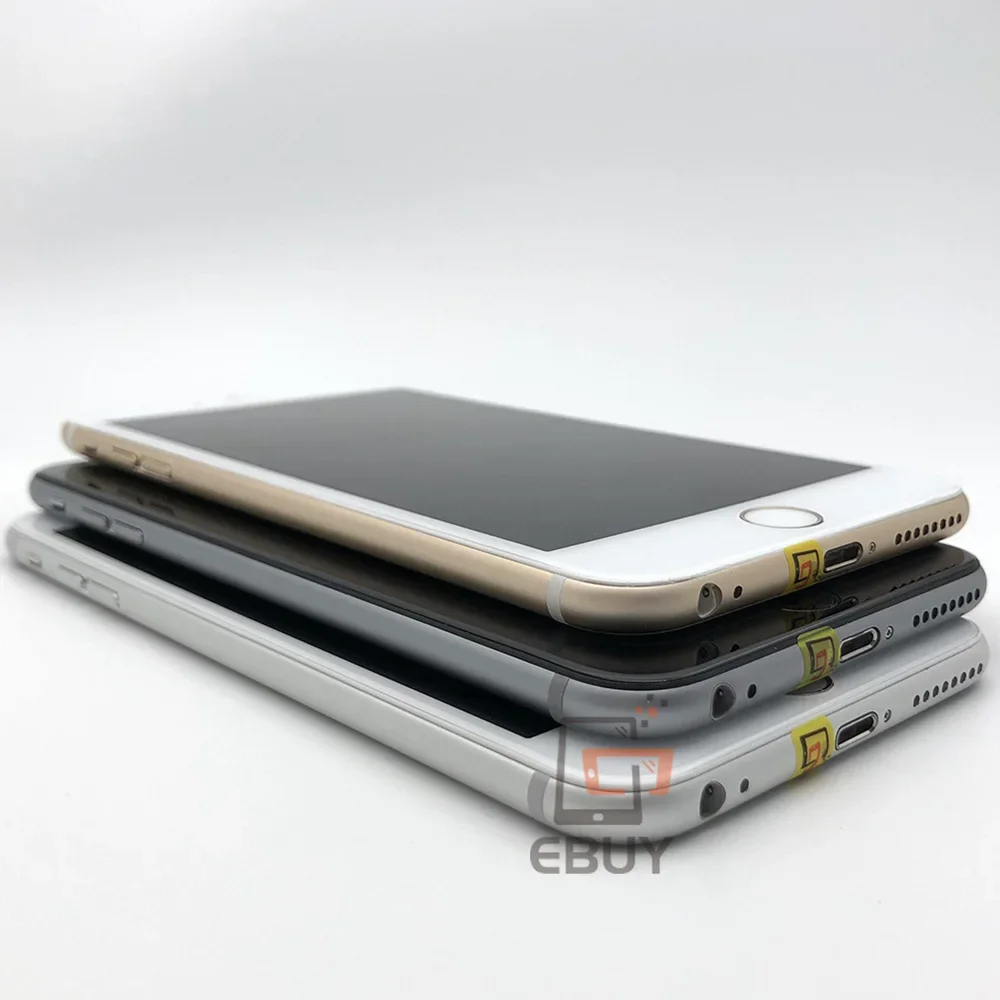 هاتف Apple iPhone 6 Plus 6P 3G 4G الأصلي المحمول 5.5 "16/64/128GB ROM ثنائي النواة IOS 8MP بصمة الإصبع غير مقفلة الهاتف المحمول