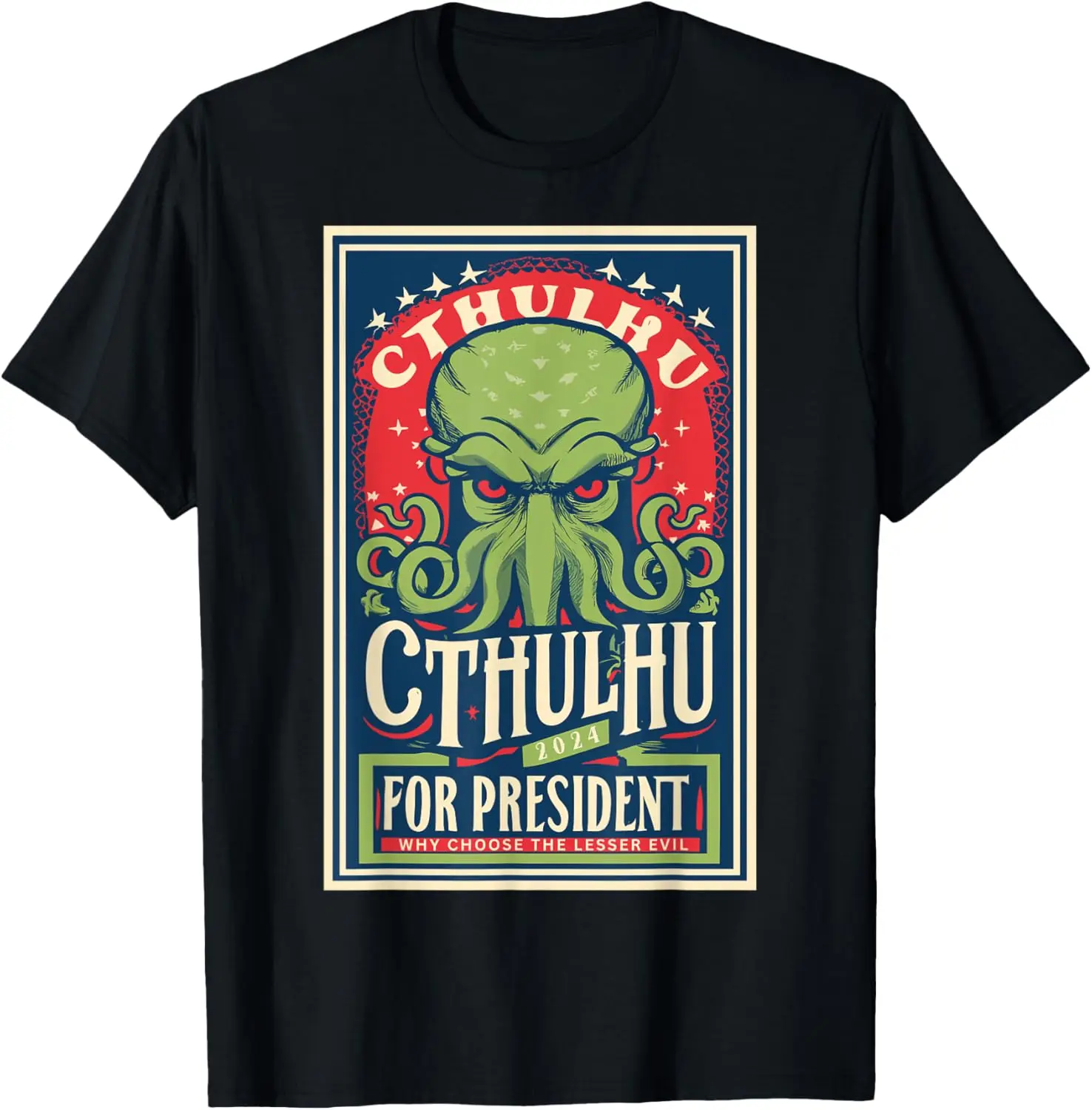 Cthulhu For President 2024 Vintage - Vote So Death May Die T-Shirt