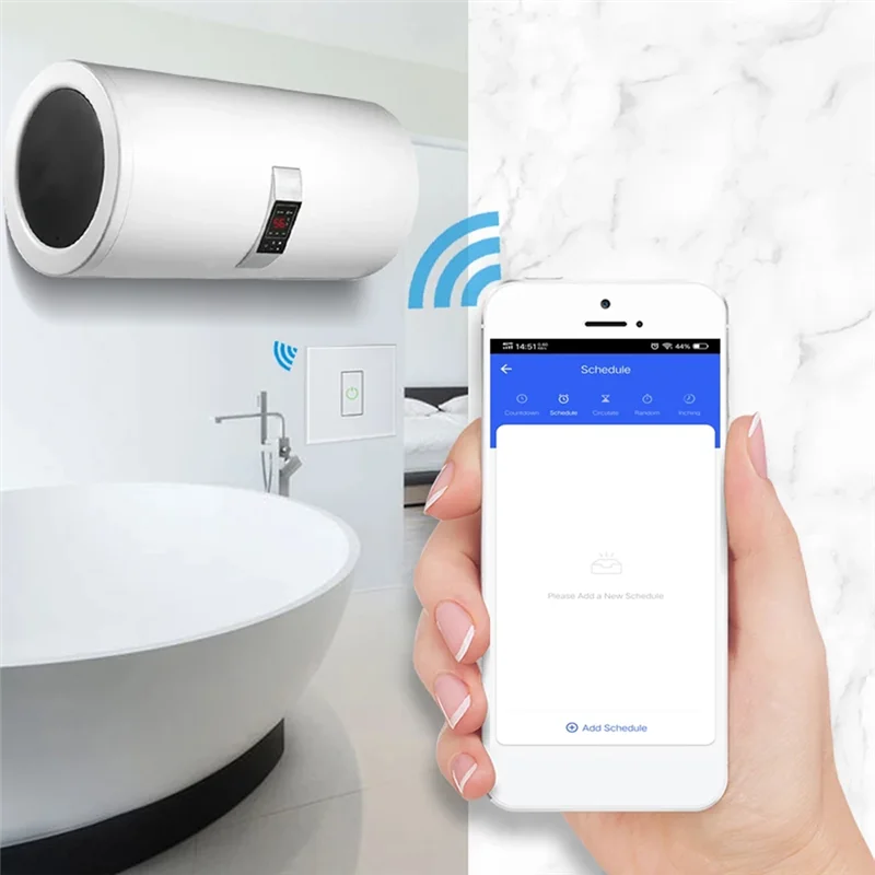 

Умный переключатель котла Life для освещения водонагревателя A/C работает для Google Home Alexa A-New