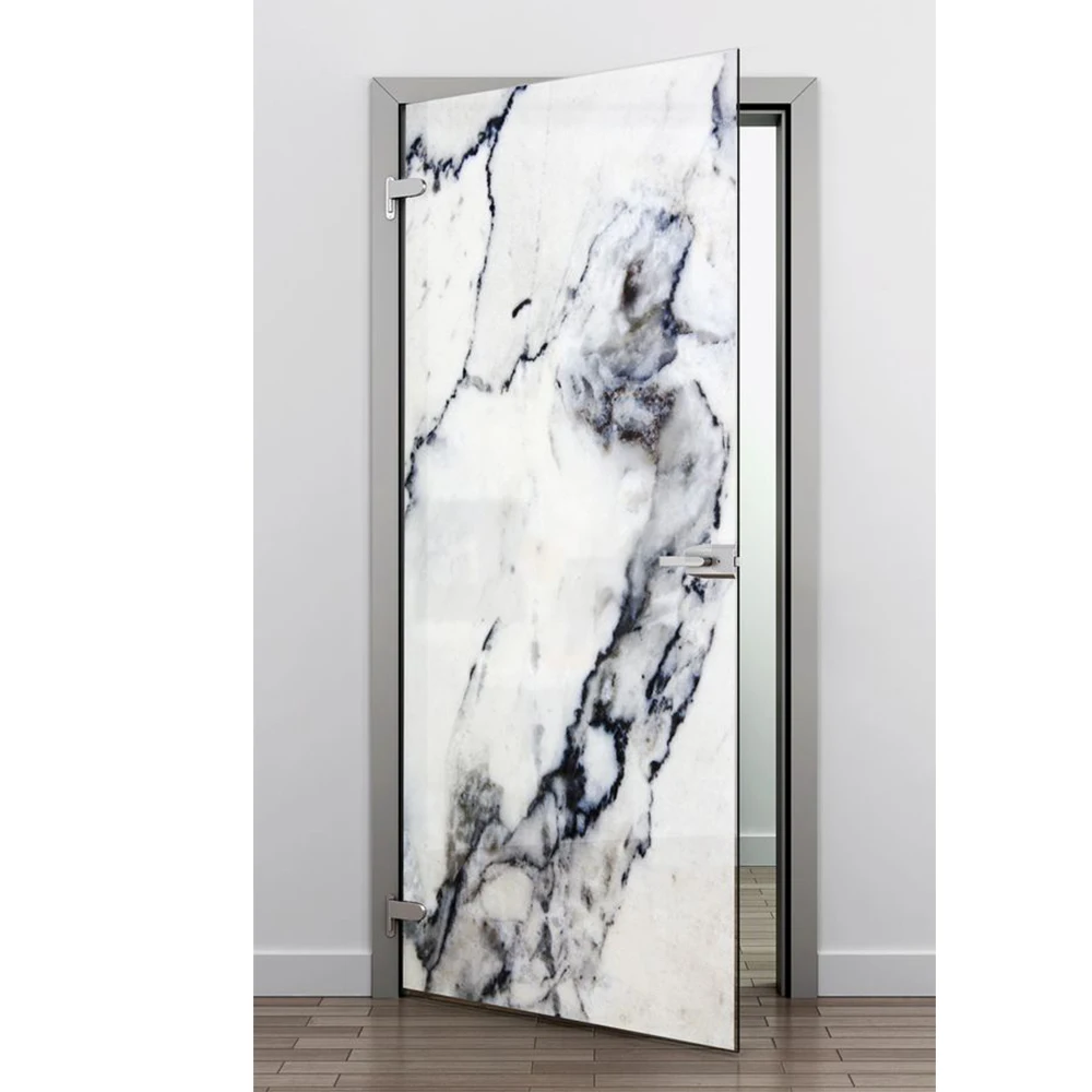 CustomizedSeeyesdoor Acclarent Pivot Lighting Frame Front Door Entry Door With Smart Security Door Lock