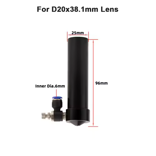 CO2 Laser Head Parts Air Nozzle Dia.20 FL 38.1/50.8/63.5/101.6mm Lens Tube Outer Diameter 25mm for CO2 Laser Engraving Machine - Image 14