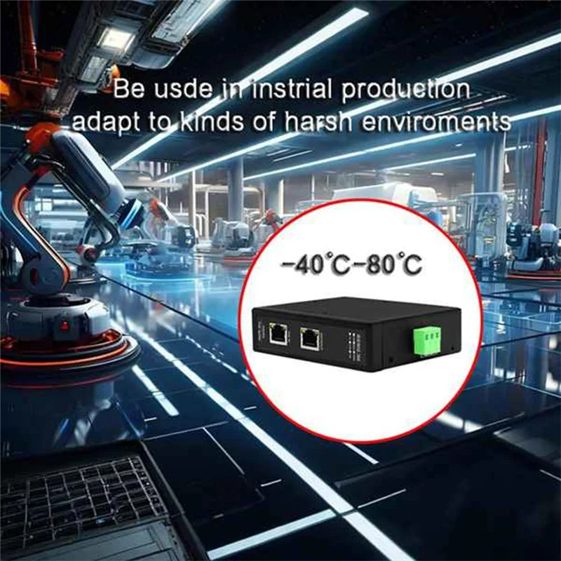 A95Q-Industrial 10Gbe POE Splitter 60W 6KV Surge Protection, Optional Port Isolation& Power Output DC 24V