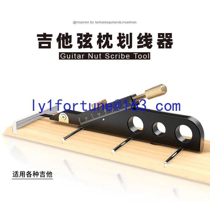 Guitar String Pillow Scribe Pillow Slotted String Spacing Marker Pen Folk Bakelite Guitar Making Maintenance Adjustment Tool