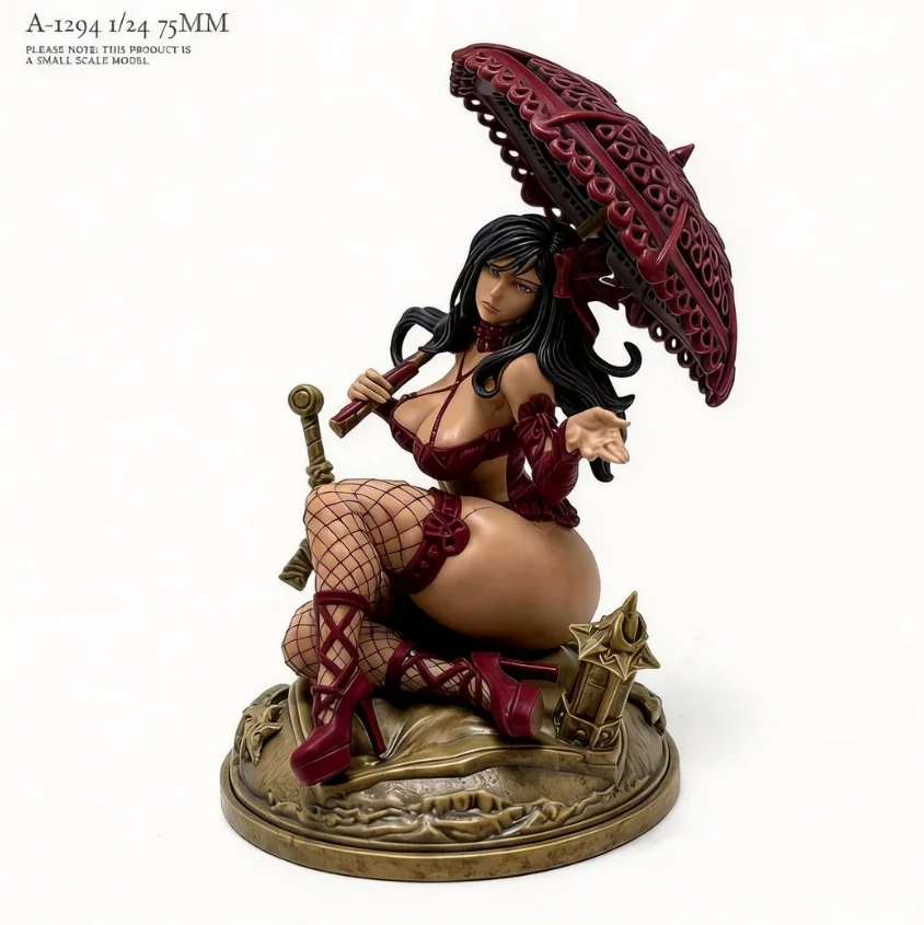 

75mm Beauty Resin Model Kit Colorless Self Assembly A-1294