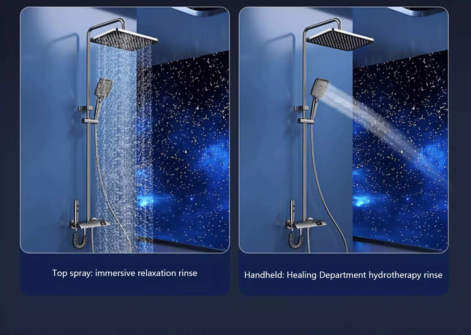 Teclas de Piano para baño, Sistema de ducha inteligente con