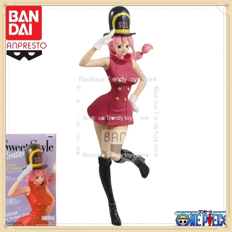 

В наличии: Оригинальная фигурка Bandai Banpresto One Piece Ребекка, новая, в коробке, модель аниме-персонажа, игрушка, коллекционная модель.