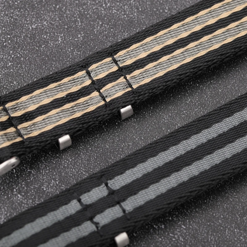 20mm High Density Nylon Watch Strap for Omega 007 Replacement Band for Rolex Premium Soft Straps Universal Sports Watch Band