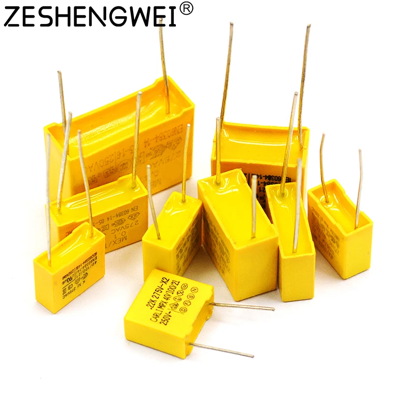 

20PCS Polypropylene Safety Plastic Film 100V 1nF ~ 470nF 100nf 220nf 10nf 47nf 22nf 1nf 0.47uf 0.1uf Correction capacitor