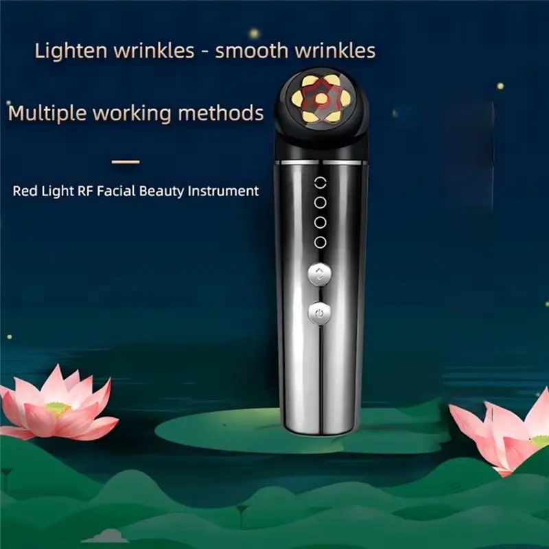 Fabrycznie NOWY Mikroprądowy Aparat do Twarzy z Czerwonym Światłem, Narzędzie do Modelowania Twarzy, Pielęgnacji Skóry Szyi i Oczu, Masażer do Twarzy, Idealny Prezent