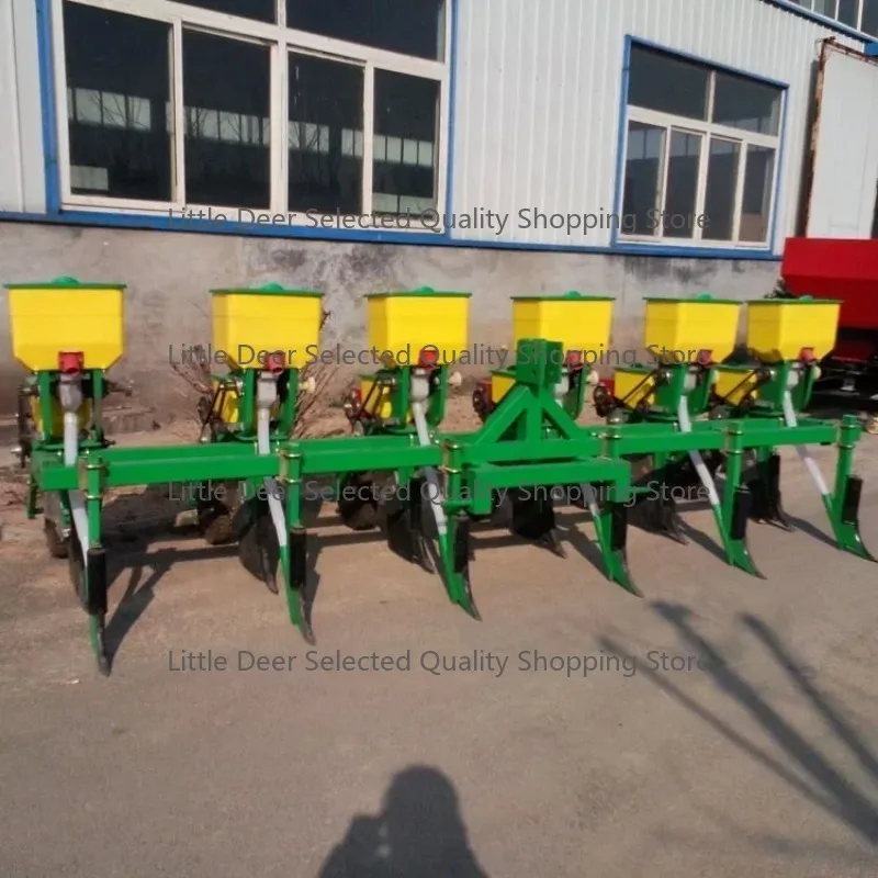 Hot sale 80hp Tractor Implements 6 Row No Tiller Corn Planter Seeder  Farms
