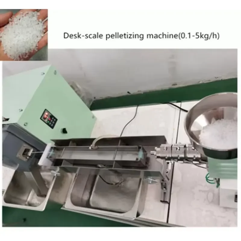 Hot sale400W Desktop Small-Scale Plastic Particle Cutting & Granulation Machine for Cutting and Producing Micro Plastic