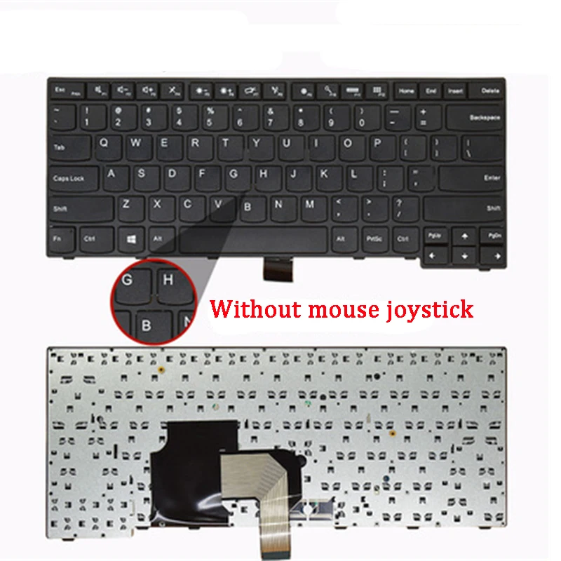 New Laptop Rreplacement Keyboard Compatible for Lenovo IBM Thinkpad E450 E460 E465 E455 W450 E450C