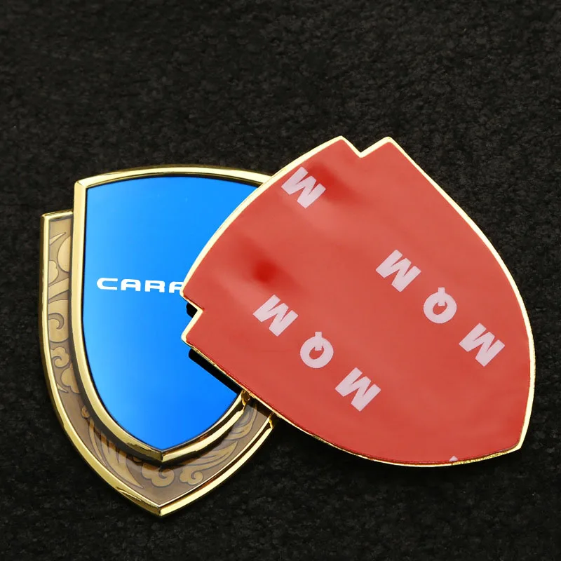 Car Metal Shield Emblem Car Side Fender Body Trunk Badge Sticker For Dodge Caravan 2000 2001 2002 2003 2004 2005 2006 2007