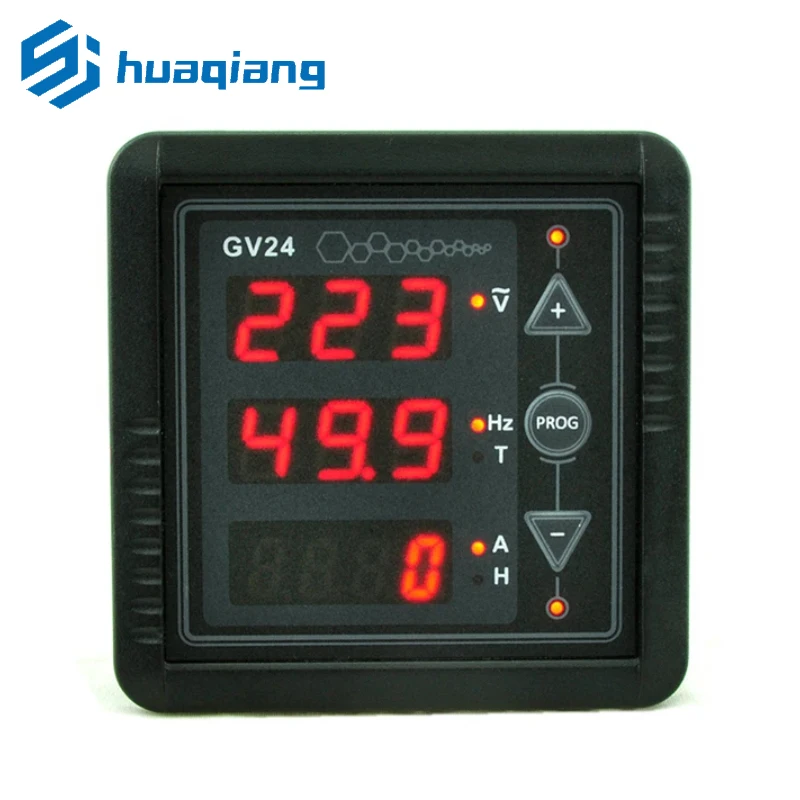 GV24 MK2 Multifunction Digital Meter Use For Generator AC Voltage/Frequency/Current/Operation Hours Measurement Monitoring Mebay