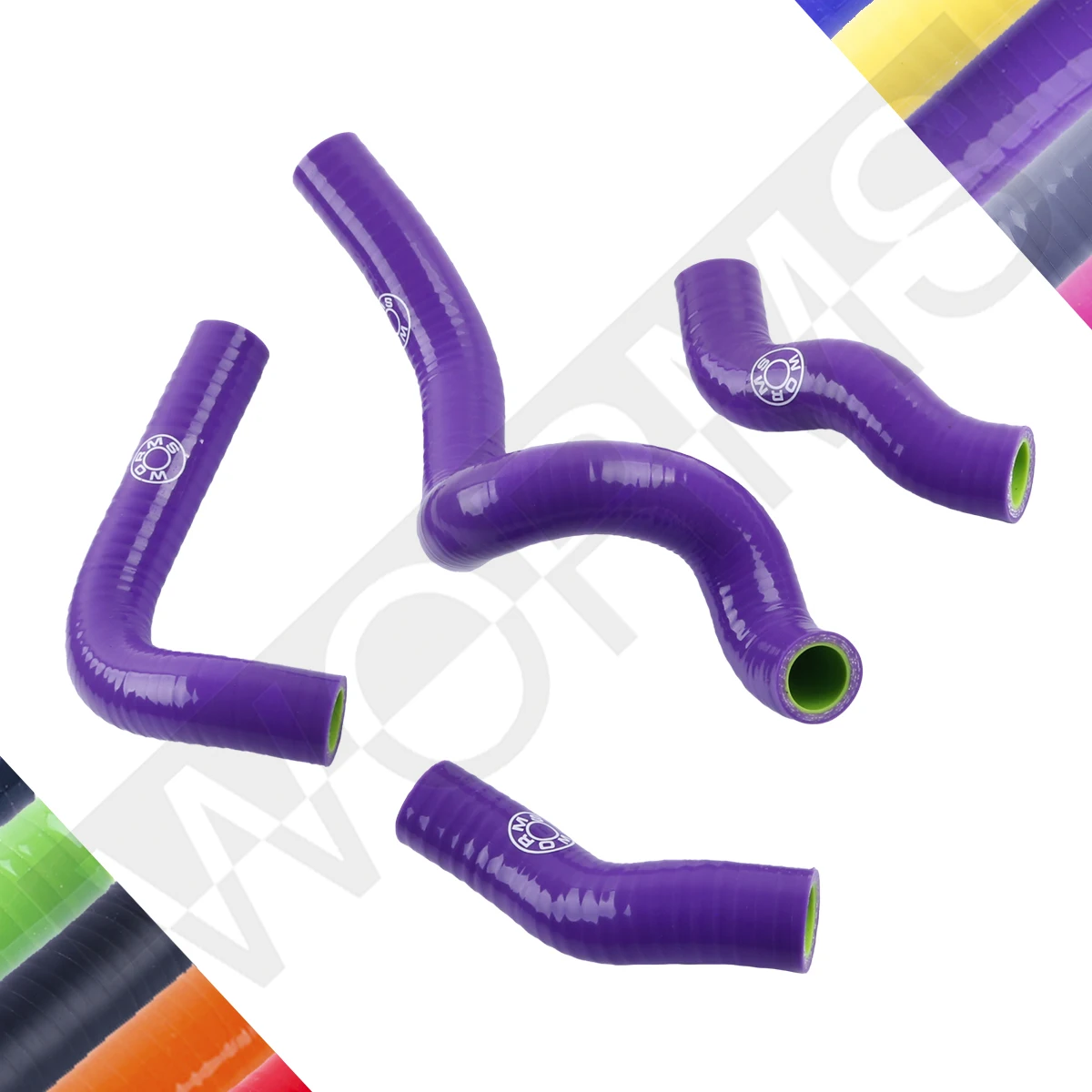 For Kawasaki KLX650 KLX 650 1993-1996 Silicone Coolant Radiator Hose Kit 1994 1995