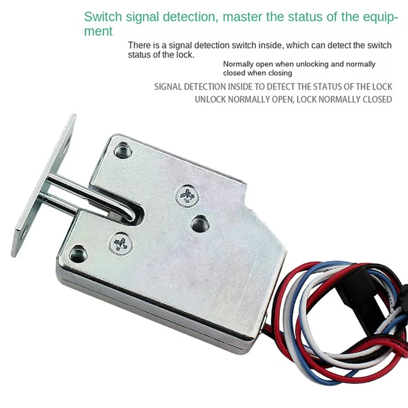

N93R 2X Storage Cabinet Door Lock DC 5V Mini Electric Control Cabinet Drawer Lock