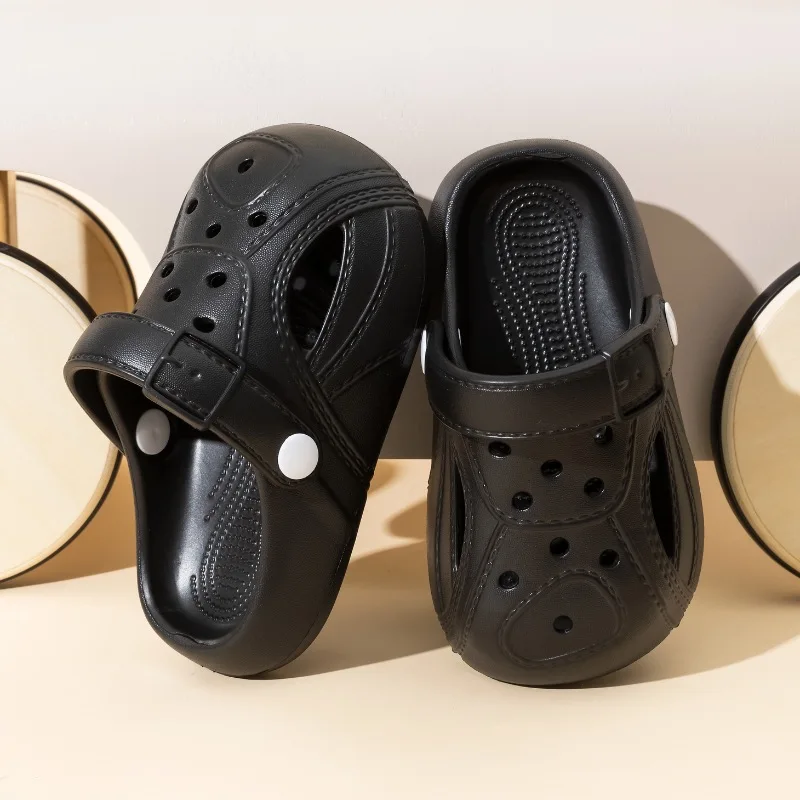 2026 Kids Sandals Hole Children's Shoes Slippers Soft Anti-Skid Simple DIY Design Hole Baby Shoes Sandy Beach For Boys Girls - view 6