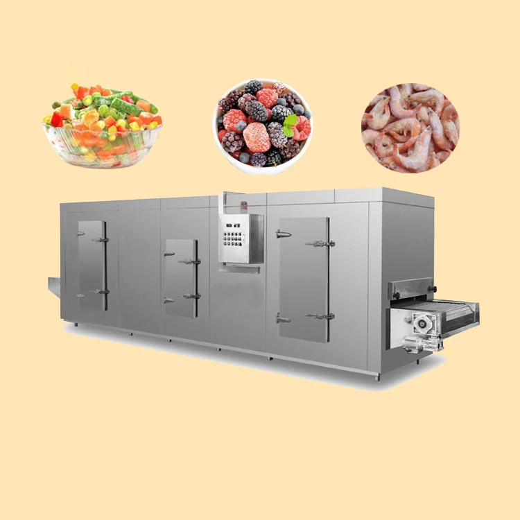 FOODLINE Quick Freezing Machine Industrial Quick Freezer For Frozen Spring Roll Pastry Food Making Workshop