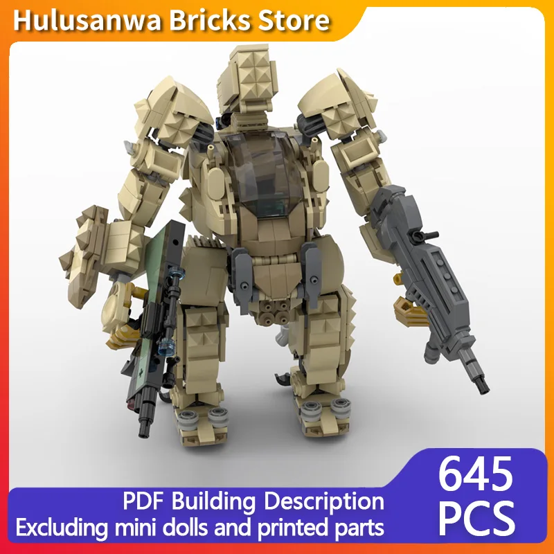 

Вооруженная меха MOC, строительные кирпичи, военное оборудование, модульные технологии, подарки, праздник, сборка, детские игрушки, костюм