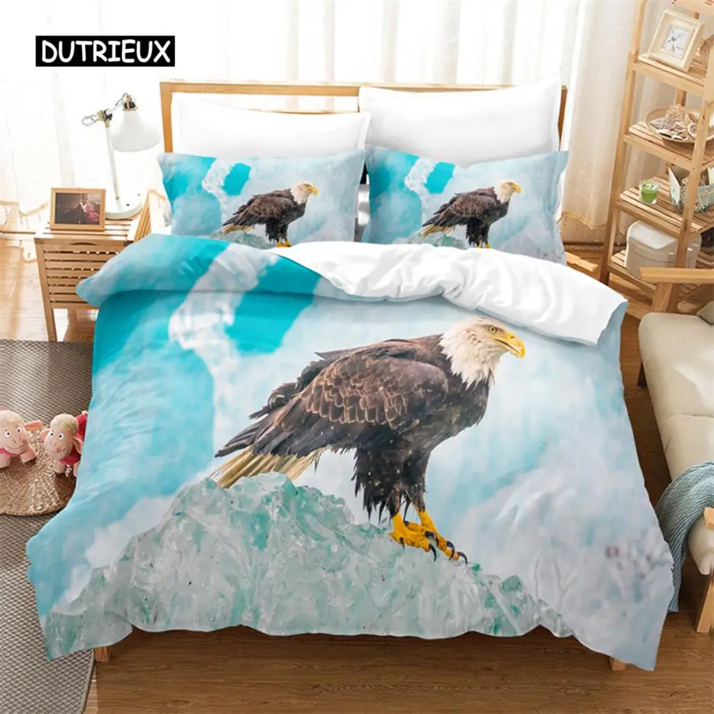 

Eagle, Animal World Bedding Set Duvet Cover Set 3d Bedding Digital Printing Bed Linen Queen Size Bed Set Fashion Design