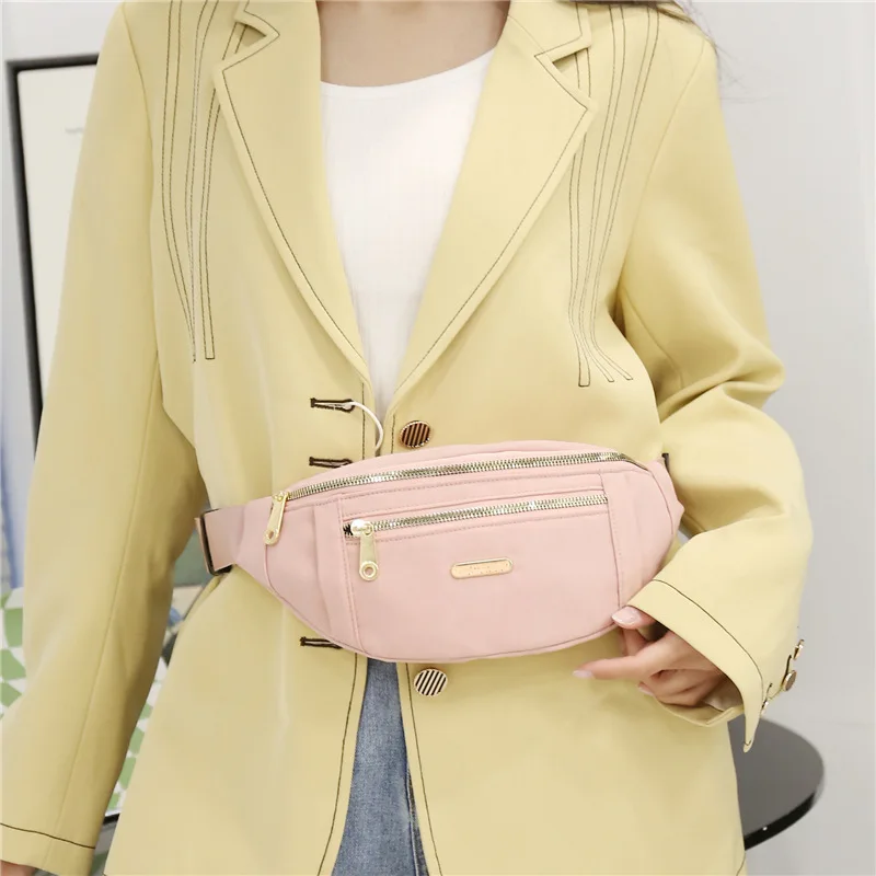 Neue Frauen Hüft taschen für Frauen Oxford Freizeit Farbe Brusttasche Schulter Umhängetaschen Handtaschen weibliche Messenger Gürtel taschen