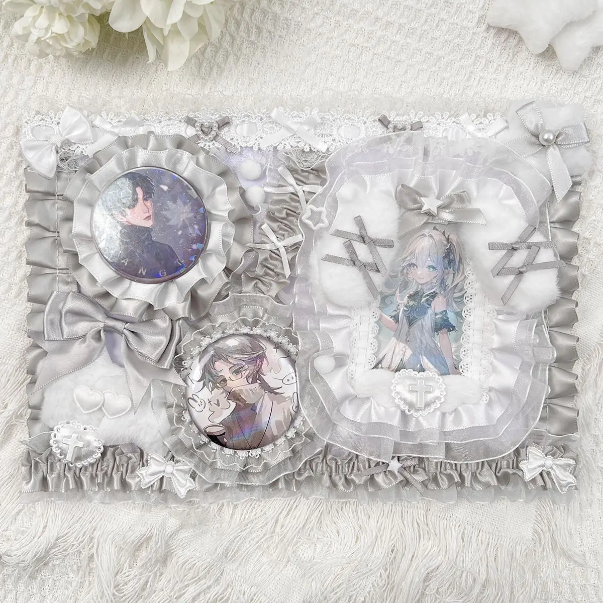 Finished Product Goods Cute Ita Bag Pin Badge Organizer Badge Display Insert Board Storage Board Cosplay Ita Bag Accessories