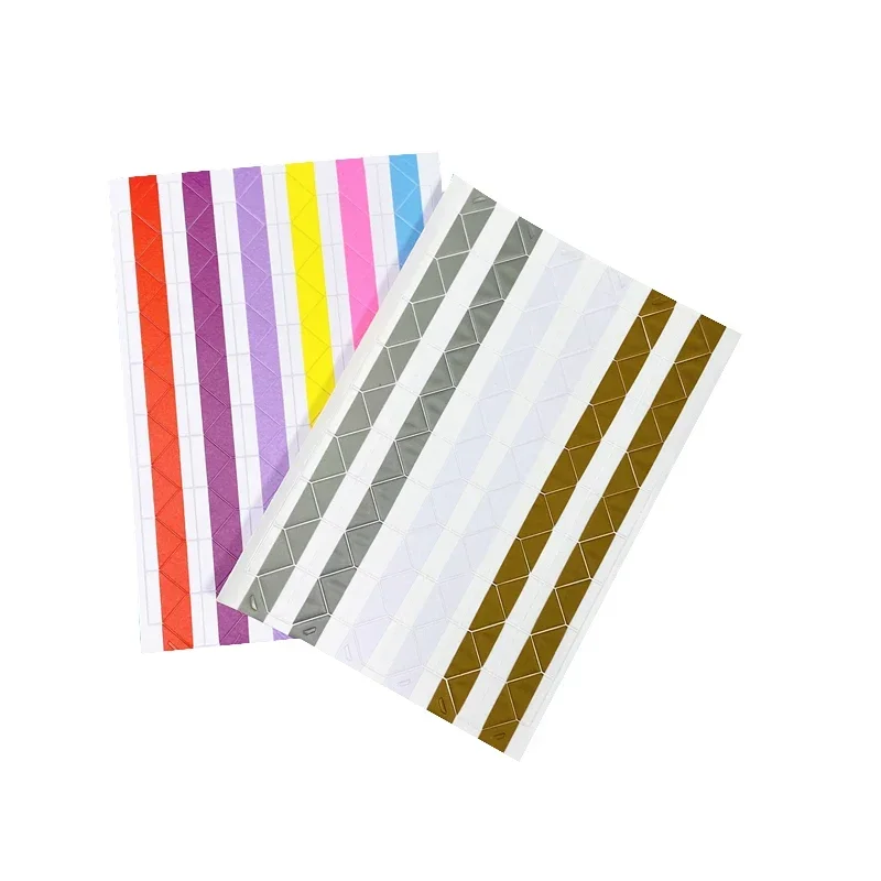 5 Stück PVC-Fotoecken-Aufkleber Selbstklebende Album-Dekorationsaufkleber zur Befestigung von Karten-Ecken Journal DIY-Zubehör Niedliche Aufkleber