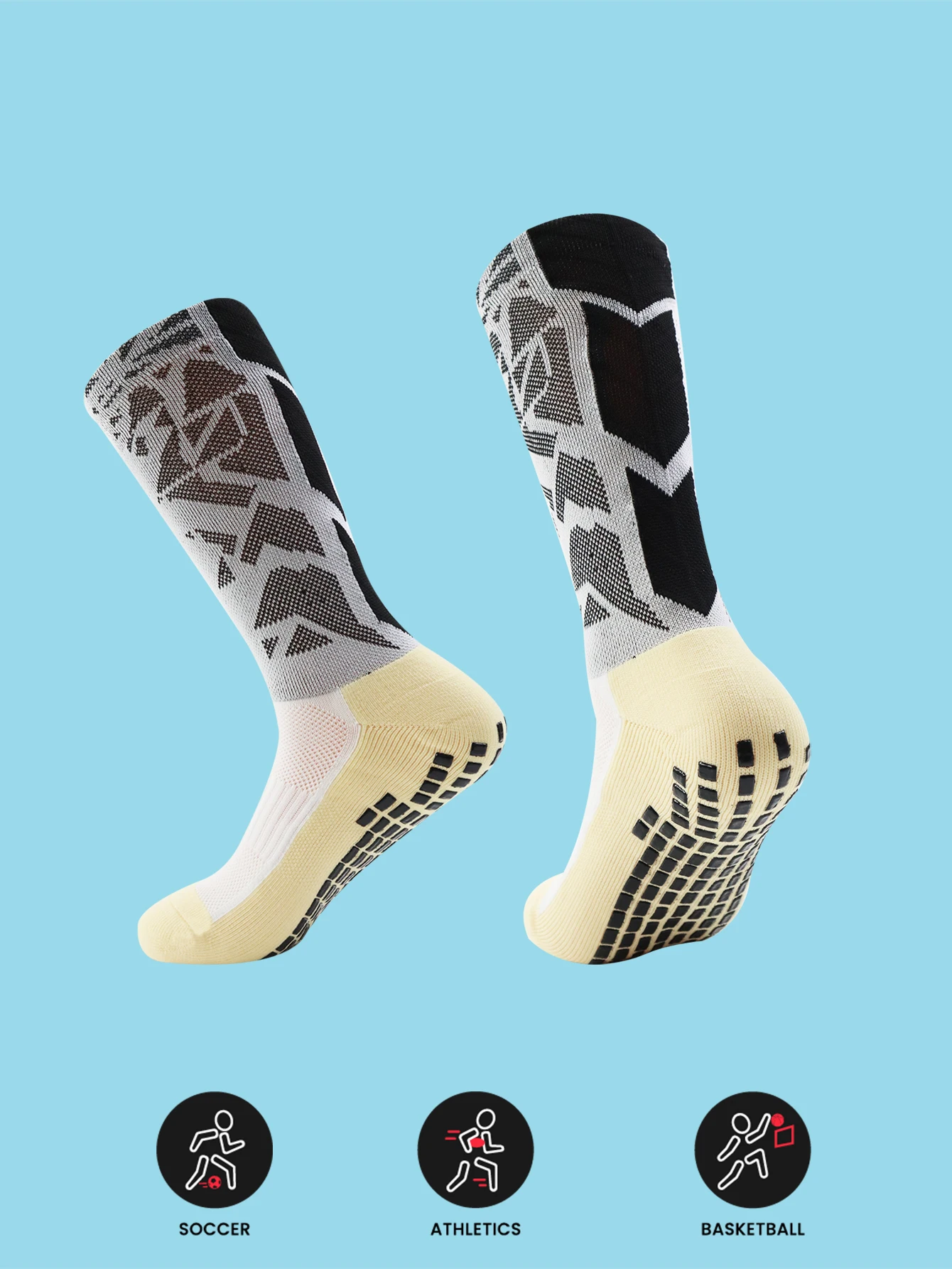 1 Pair Men's Football Socks wi - Athletic Sock Cushion review and price