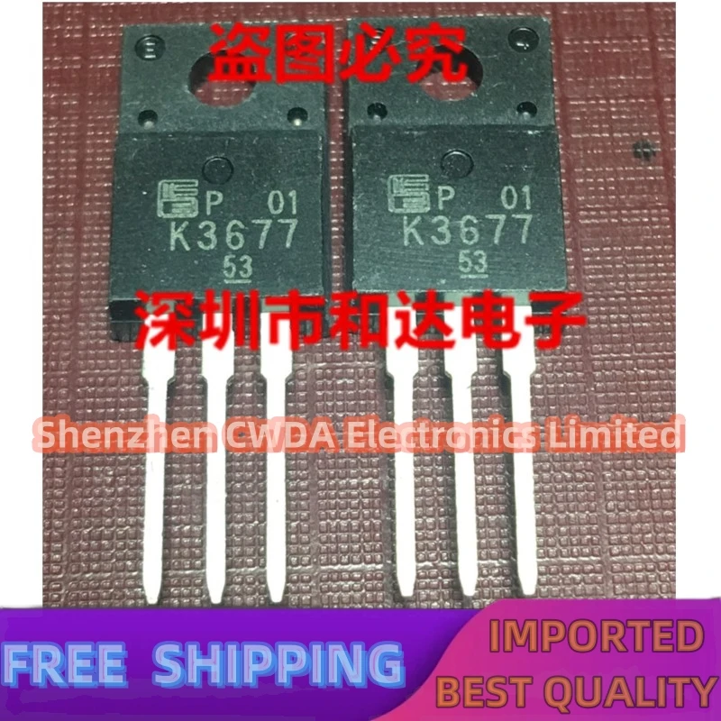 10 PIÈCES-20 PIÈCES K3677 2SK3677 TO-220F 700V 12A En Stock