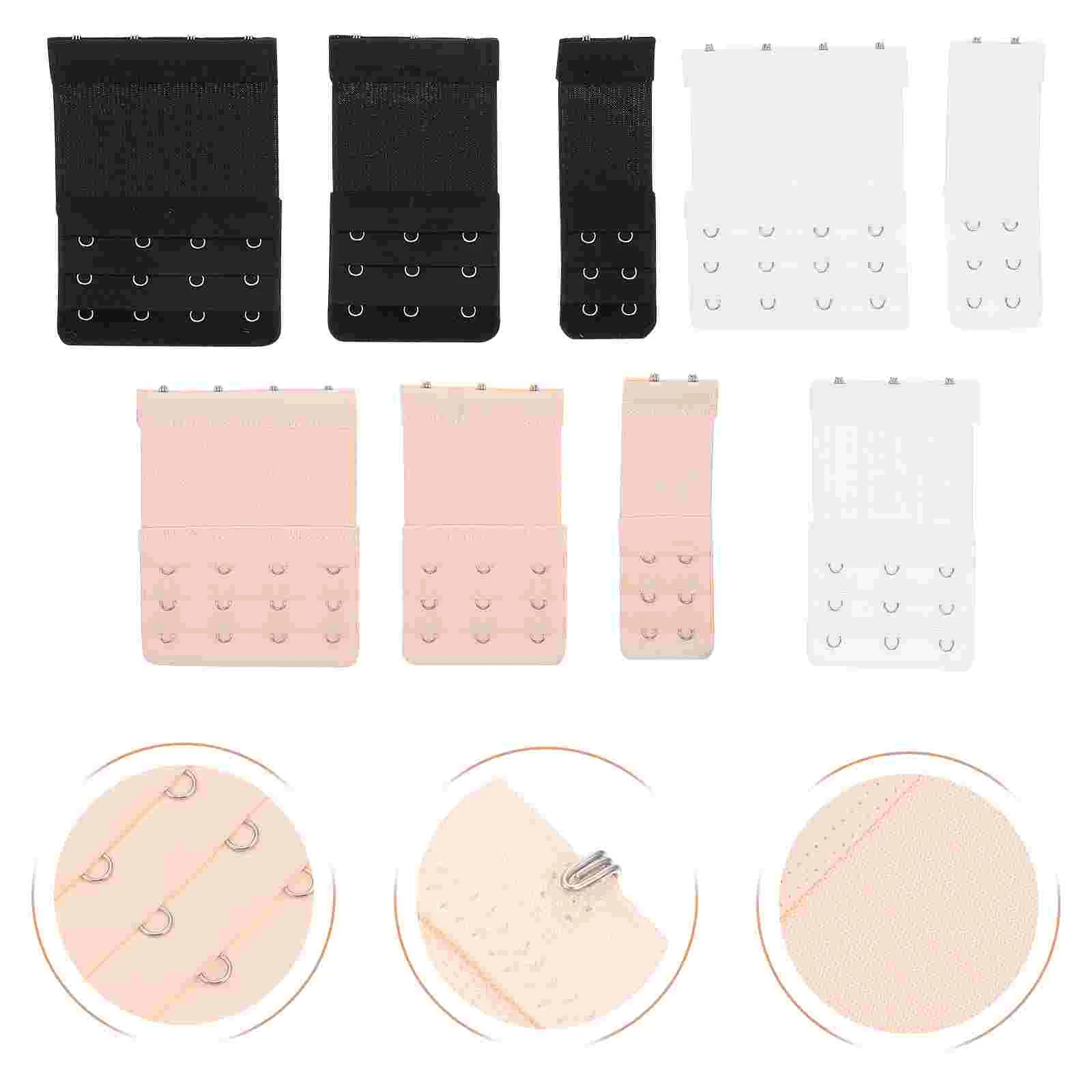 

18 Pcs Bra Extender Extensions Belt Buckle Bras Elastic Women's Premium Clasps Girl Buckles Underwear Strap Buttons