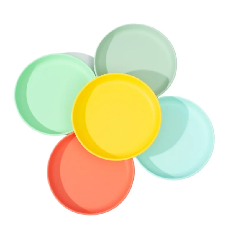 Food Grade High Temperature Resistant Silicone Baby Suction Plate Large Suction Base Toddler Feeding Tray Kids Dinner Tableware
