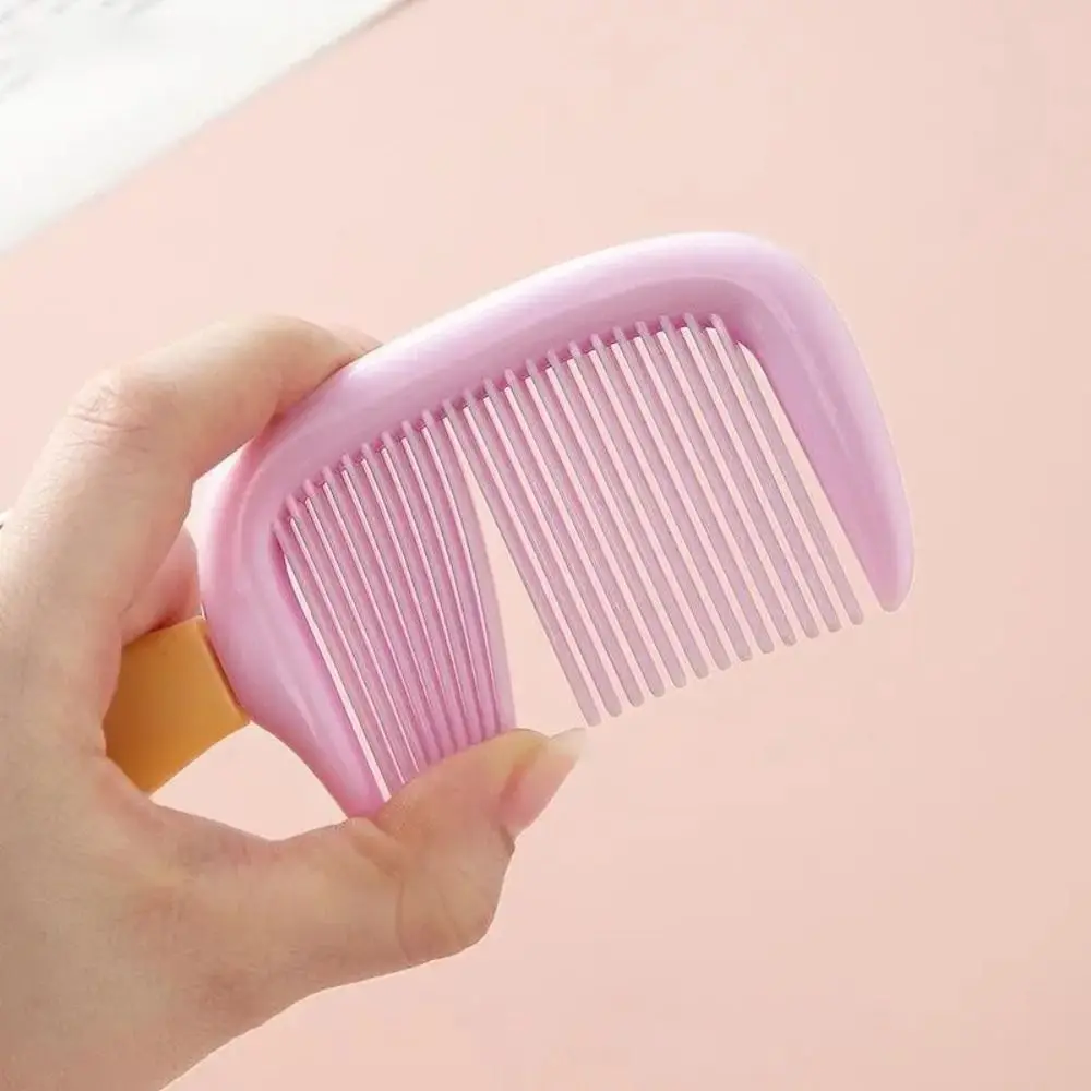 Novo mini pequeno pente de desenho animado portátil antiestático pente de cabeleireiro para meninas menina criança acessórios de cabelo pentes de bolso