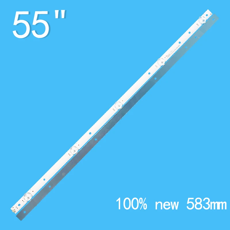 LED backlight strip For SVH550AN4_Rev02_5w1cop_RJW1_15mm_160606  E306084 SVH550AN9 LED55K300UD LED55EC520UA LED55K5100U