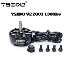 YSIDO Upgrade V2 X2807 2807 1300KV 2S-6S Brushless Motor for Mark4 FPV Freestyle 7inch Long Range LR7 Drones
