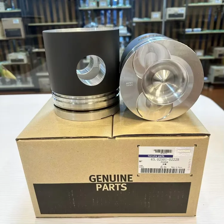 DE12 D2366 Piston 65.02501-0222B 65.02501-0222A 65.02501-0222 for Develon Part for Doosan Engine Spare Parts Excavator