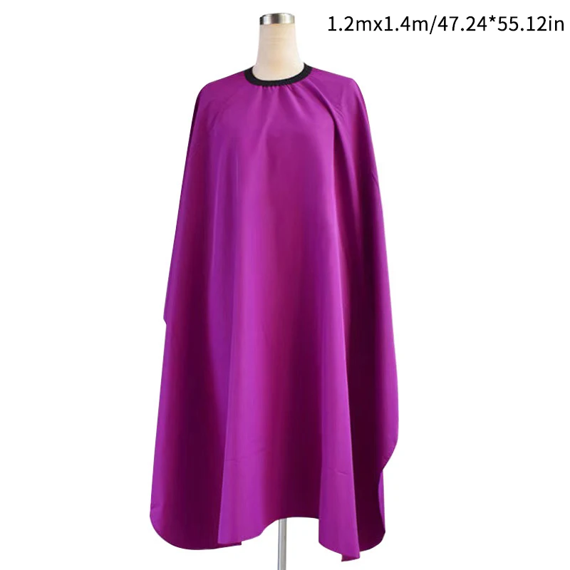 140*120cm Hair Cutting Gown Barber Salon Gown Cape Hairdresser Hair Cutting Waterproof Cloth Tools Hairdressing Dress Cape Apron