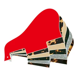 Feiman custom gitarre pickgaurd-für es 335 kurze jazz archtop gitarre pickguard kratz platte mehrfarbige auswahl