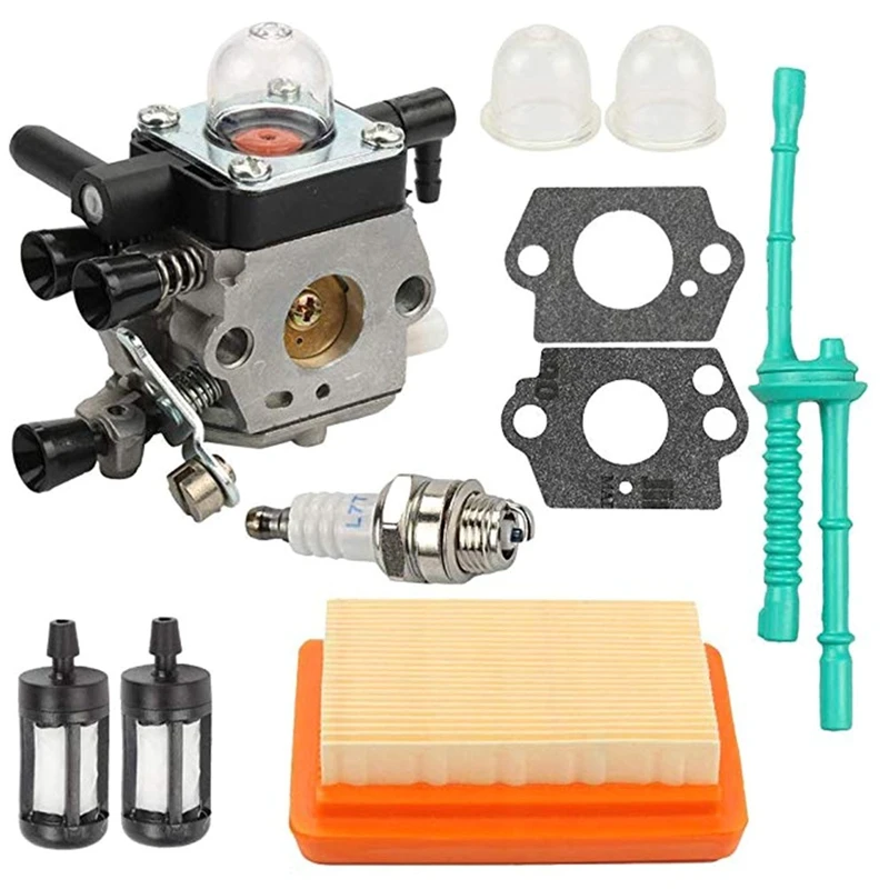 MM55 Carburetor Kit Parts Accessories Fit For MM55 MM55C Tiller String Trimmer Parts Replace 4601-120-0600 C1Q-S202 C1Q-S202A