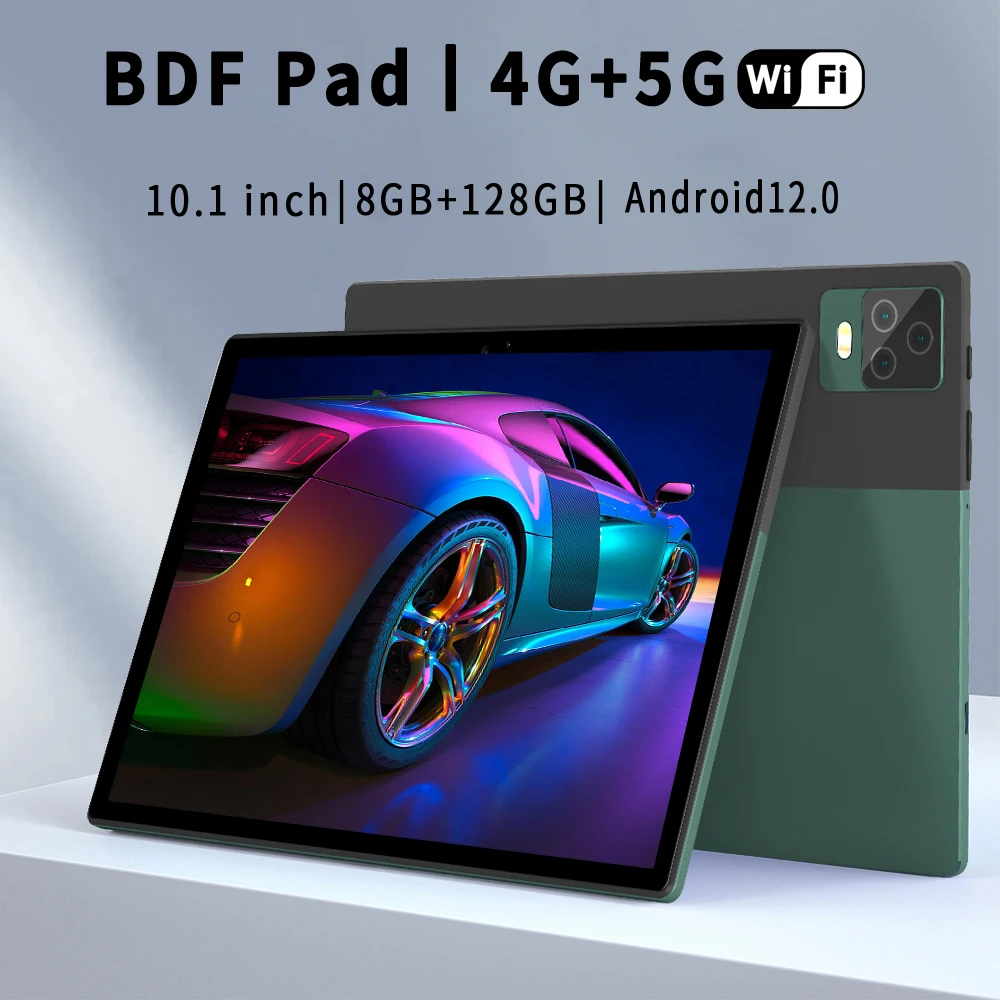Globale Firmware 10.1 Inch Tablets 8Gb Ram 128Gb Rom 1280X800 Hd Android 12 Tablet 4G Lte Netwerk Telefoon Bluetooth Wifi Gps Tablet
