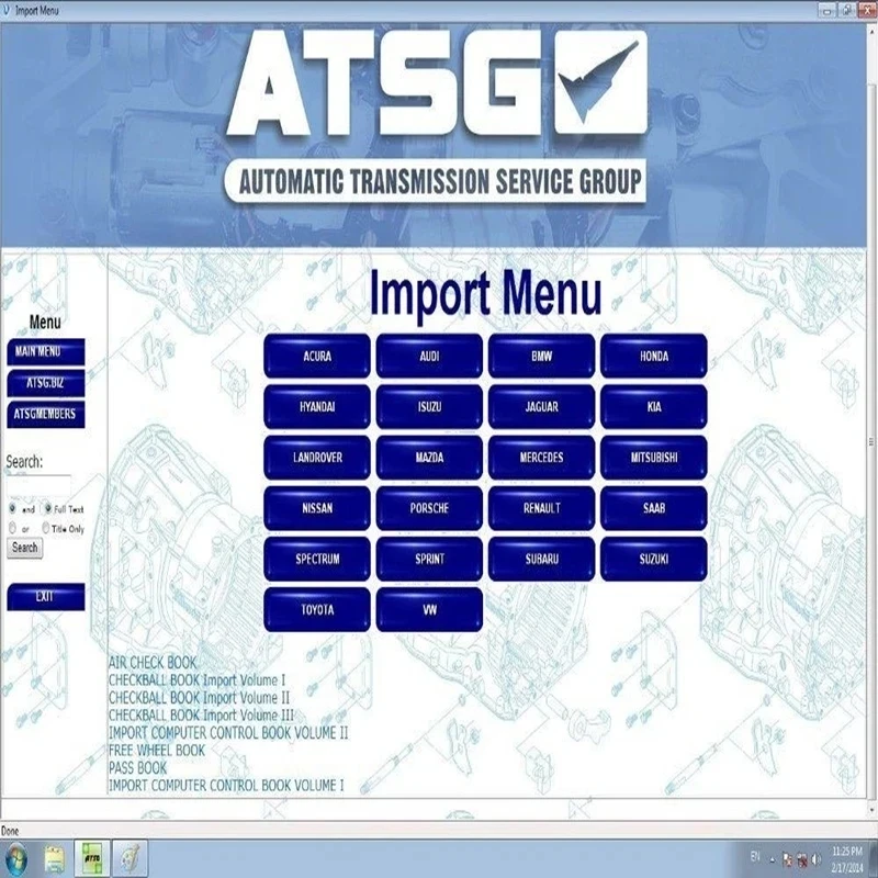 Fotografia 5: Software de Manutenção Automotiva ATSG 2017 para Transmissão Automática: Detecção de Falhas e Manual de Serviço