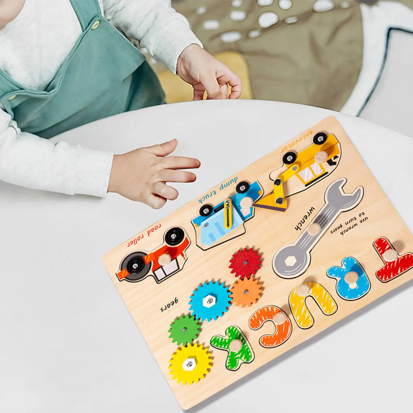 Madeira Busy Board brinquedo sensorial para meninos, brinquedo do desenvolvimento, Home Indoor