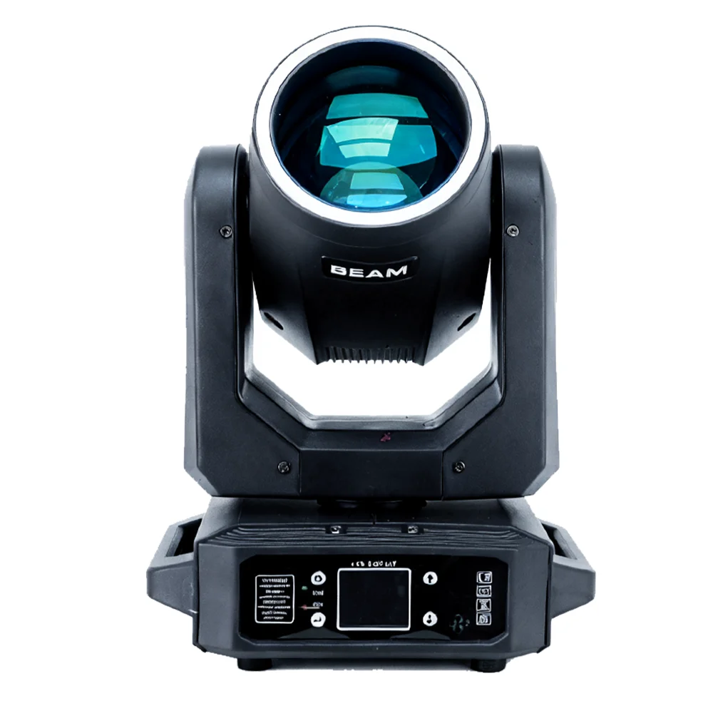 6 قطعة 200 واط LED شعاع تتحرك رئيس ضوء مع حلقة قوس قزح تأثير DMX512 ل DJ ديسكو حفلة بار نادي المرحلة الإضاءة