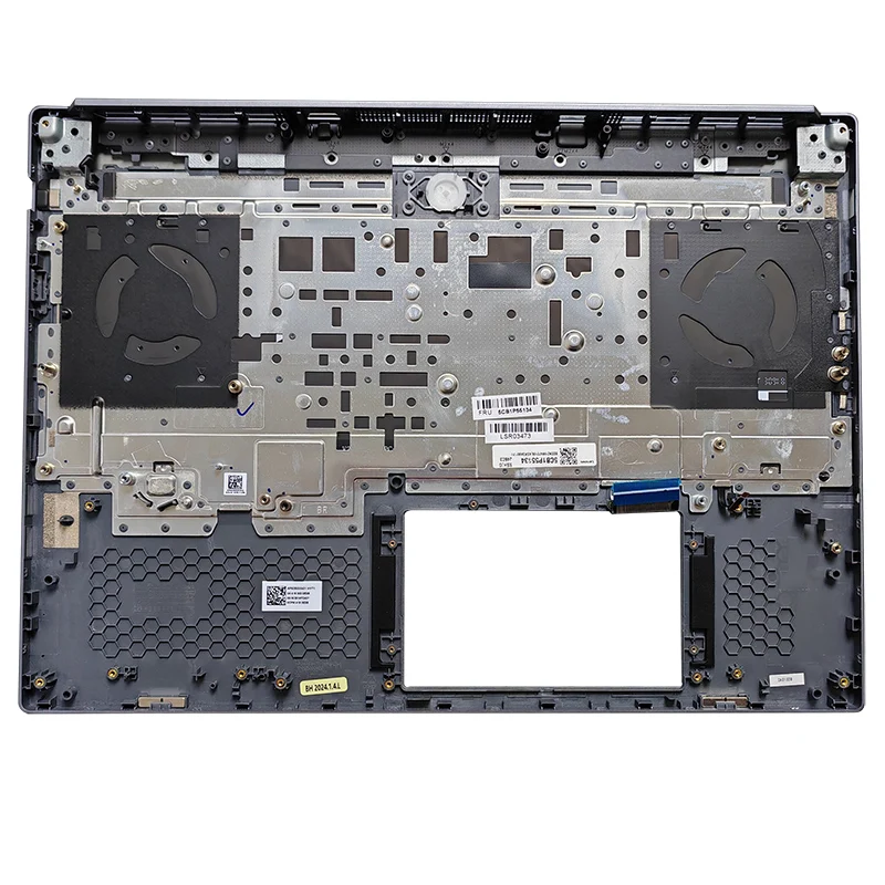 T New for Lenovo Legion 5 16IRX9 / Y7000P IRX9 2024 Laptop Palmrest Upper Case Keyboard Bezel C Shell with Backlight