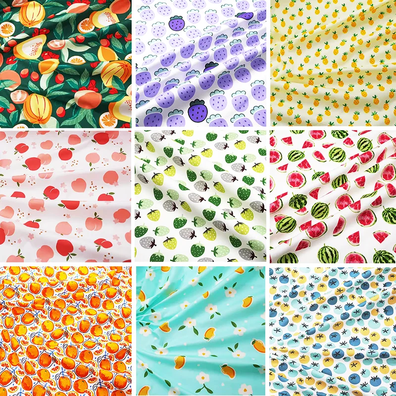 

Printed Twill Fabric, 100% Cotton, DIY Handmade Clothes, Curtain, Bedding Sheet, 50x160cm