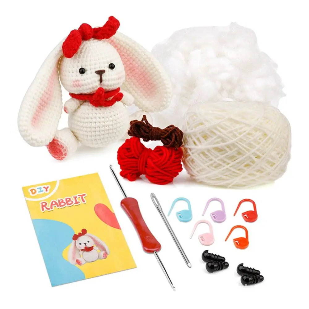 Knitting Starter Kit Beginner Crochet Kits Starter Kit Knitting Tool Set DIY Knitting Animal Kit Zero To Hero