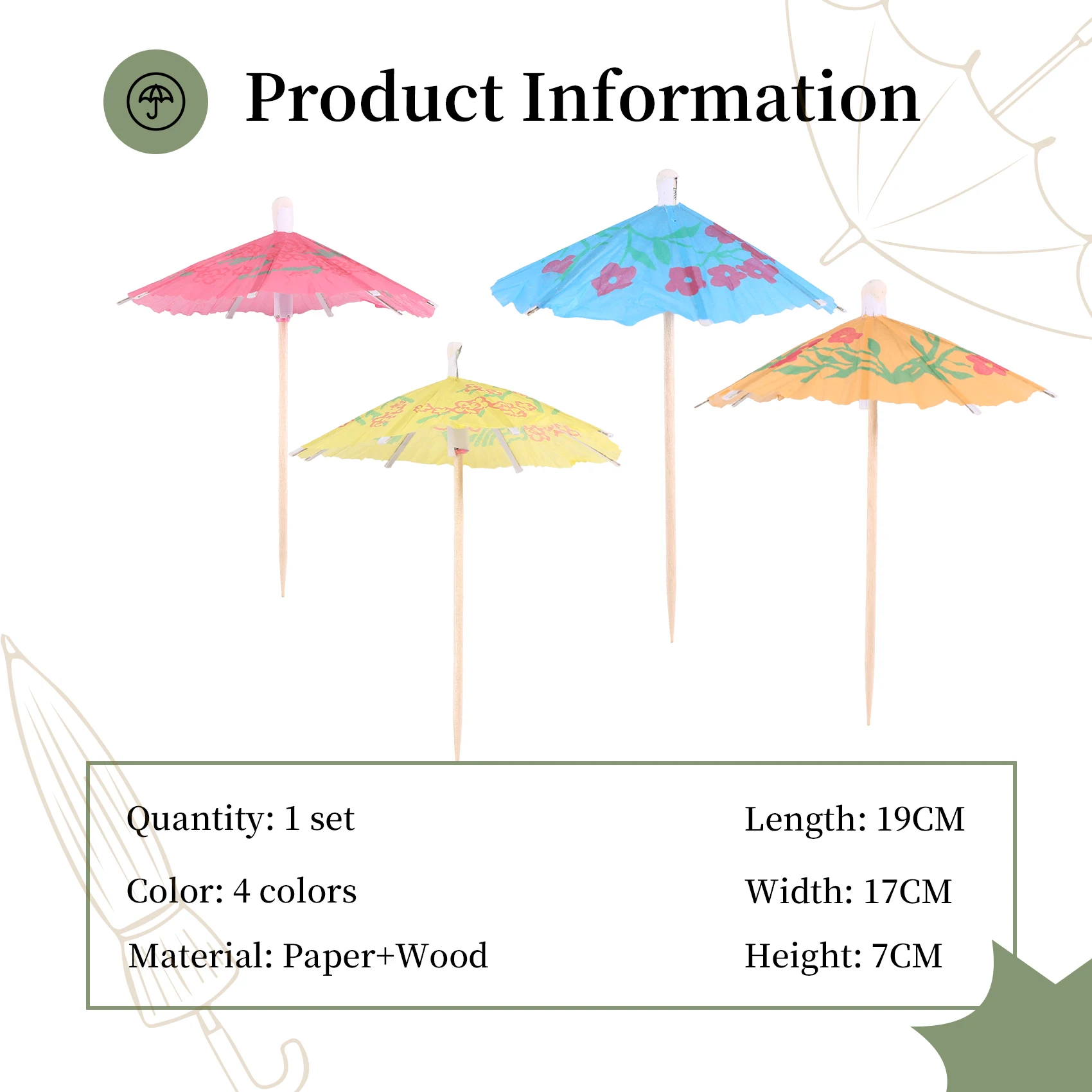 

AEA9-144 шт. коктейльный зонт для напитков и еды, декоративные зубочистки для вечеринки, гостиницы, ресторана, бара тики, гавайской вечеринки
